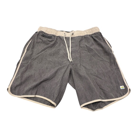 Vuori Banks Shorts Mens XL Gray Athletic Drawstring Pockets Lightweight - Picture 2 of 12
